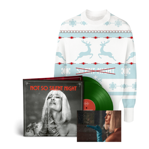 Not So Silent Night by Sarah Connor - Exclusive Limited Green 2LP + Pullover + Signed Card - shop now at Sarah Connor store