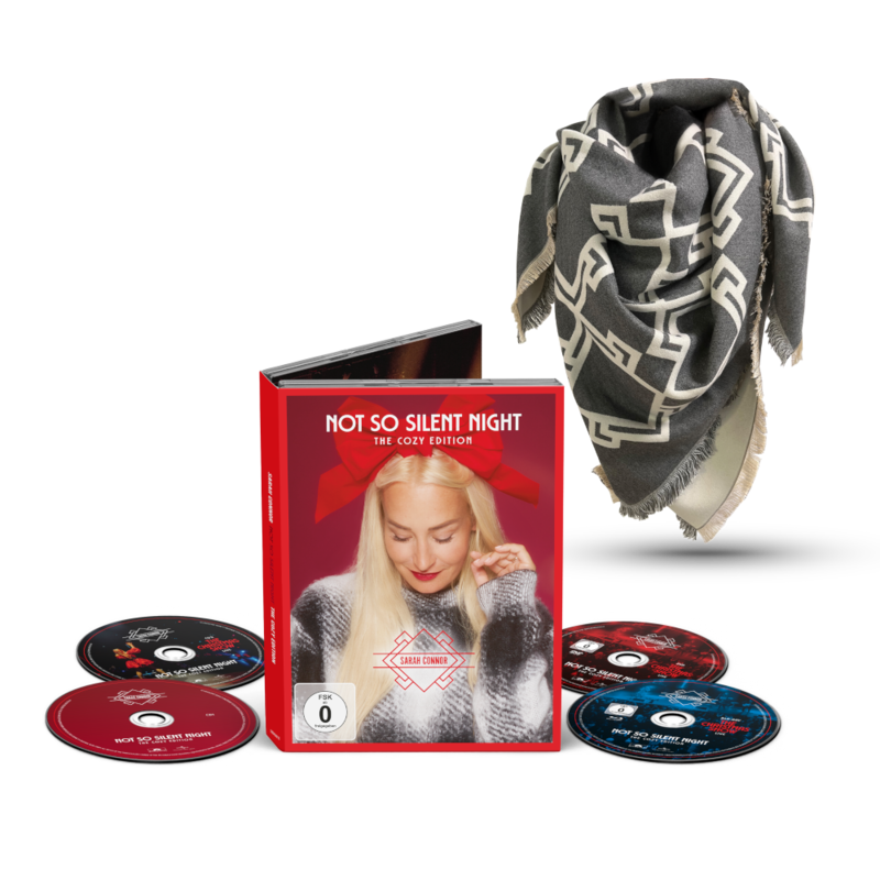Not So Silent Night - The Cozy Edition by Sarah Connor - 2CD/DVD/Blu-Ray + Schaltuch - shop now at Sarah Connor store