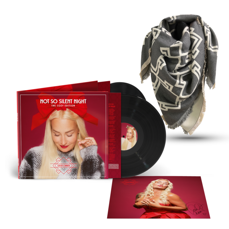 Not So Silent Night - The Cozy Edition by Sarah Connor - 2LP + Schaltuch + Signierter Kunstprint - shop now at Sarah Connor store