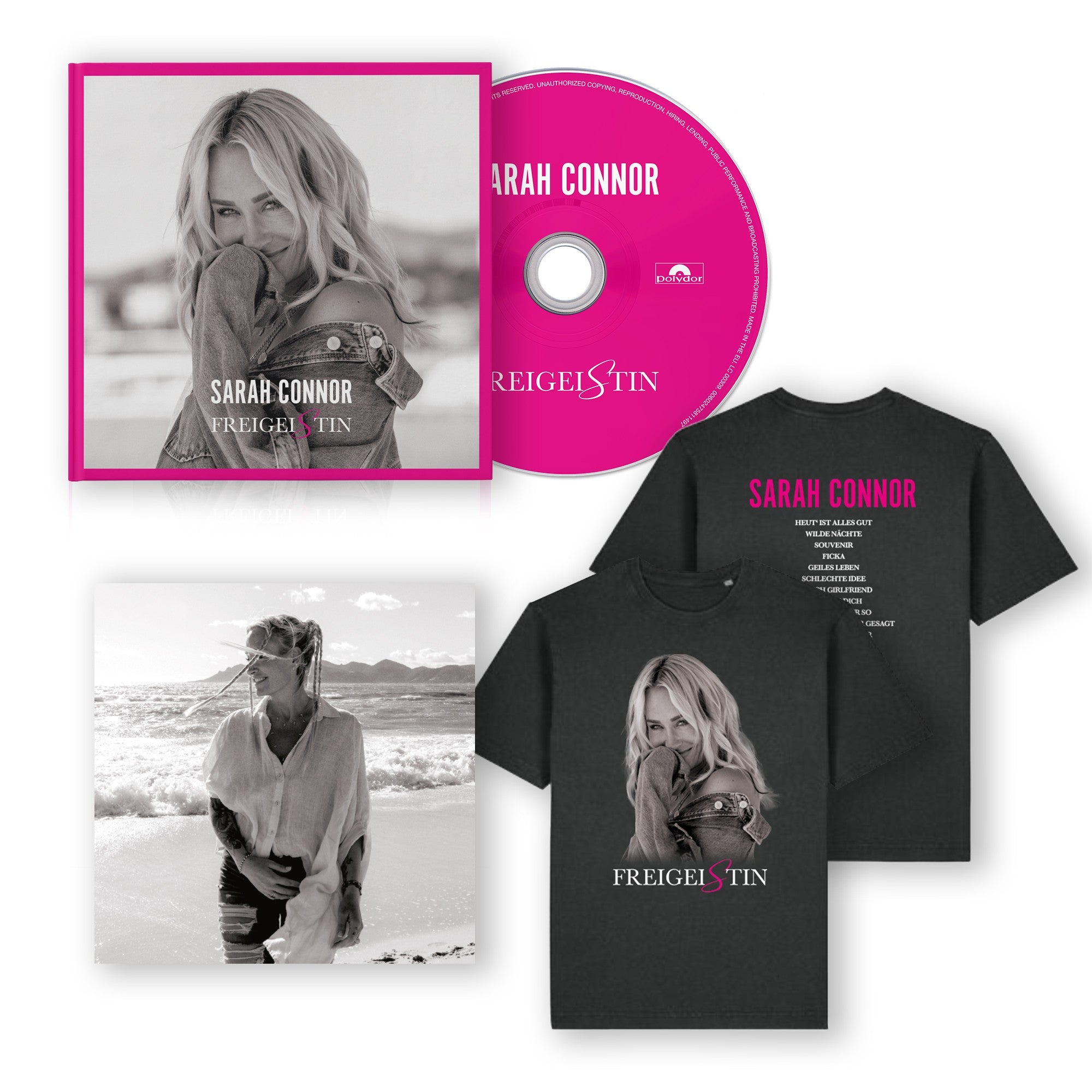 Sarah Connor Freigeistin (Special Deluxe Edition) CD + Art Card + T-Shirt 425590